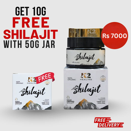 Special Offer – Buy 50g Shilajit & Get 10g Free! 🎁